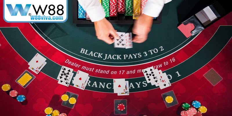 Blackjack còn được gọi là trò chơi 21 điểm giữa người chơi và nhà cái